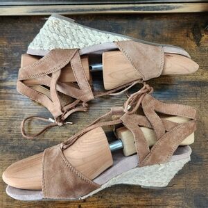 Women's Brown Wedge Sandals